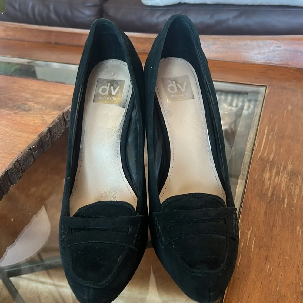 Dolce Vita Suede Heels - Picture 3 of 9
